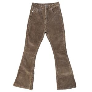 SHEIN Brown Corduroy Trousers